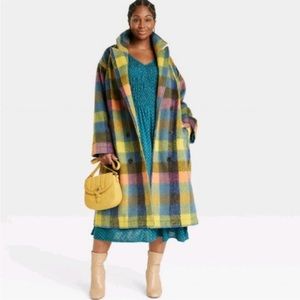 ava and viv plaid coat